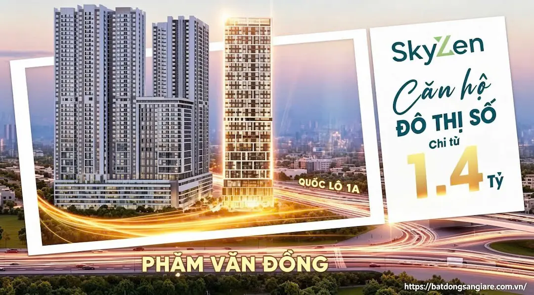 Giá căn hộ Skyzen Dĩ An