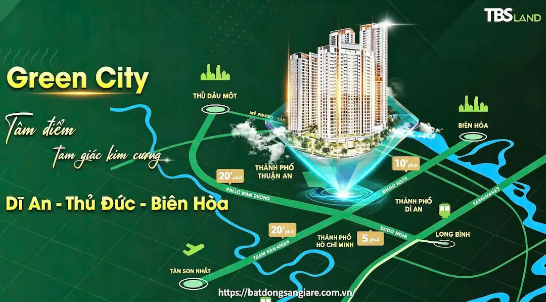 Liên kết tiện ích xung quanh dự án Green Skyline