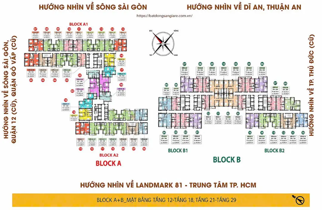 Mặt bằng Bcons New Sky Thuận An