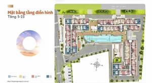 Mặt bằng căn hộ One Era Bình Dương, đa dạng diện tích 45-100m², bố trí tối ưu không gian sống.