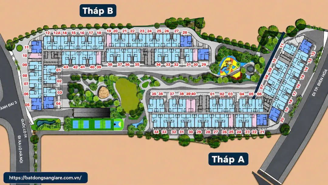 Mặt bằng dự án