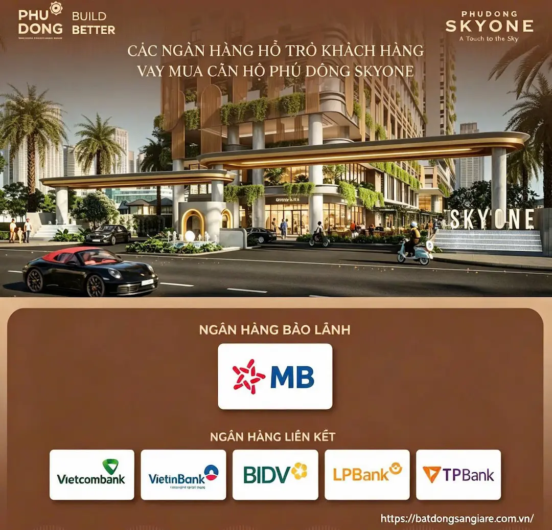 Ngân hàng MB Bank bảo lãnh dự án Phú Đông SkyOne