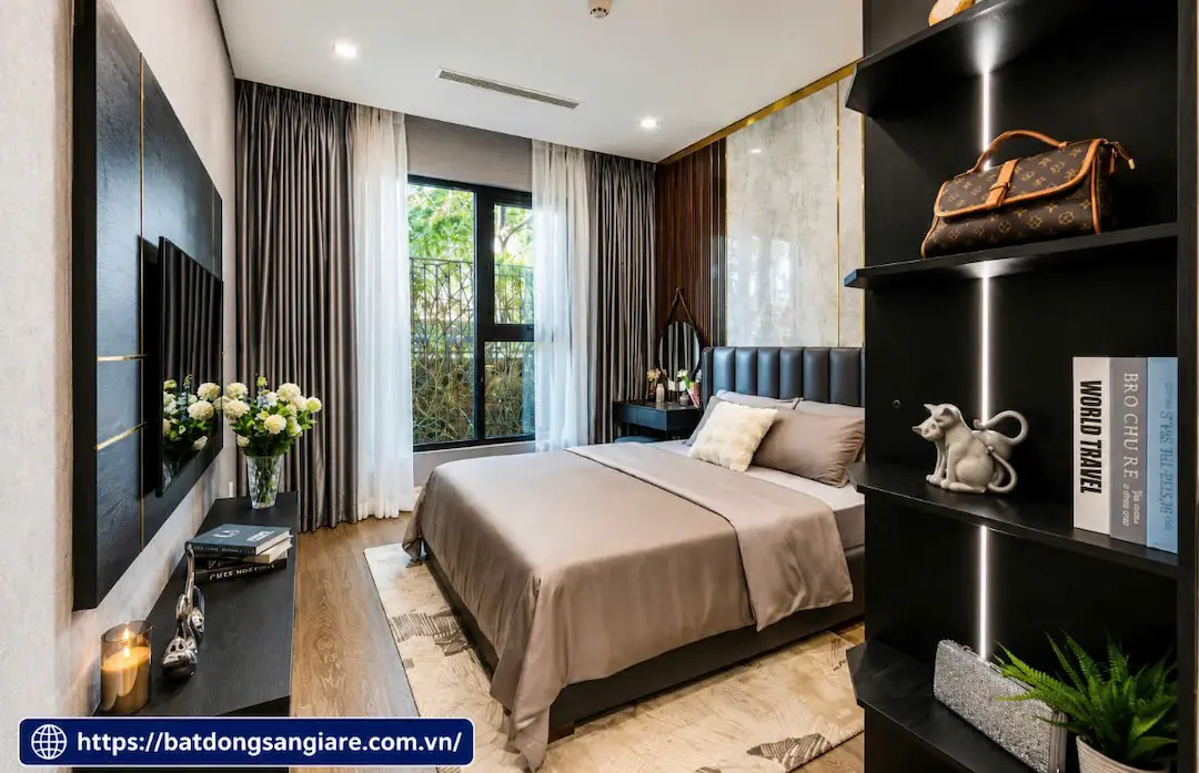 Nhà mẫu phòng ngủ căn hộ A&T Sky Garden Thuận An