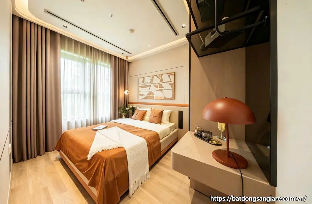Nhà mẫu căn hộ Fenica – phòng ngủ