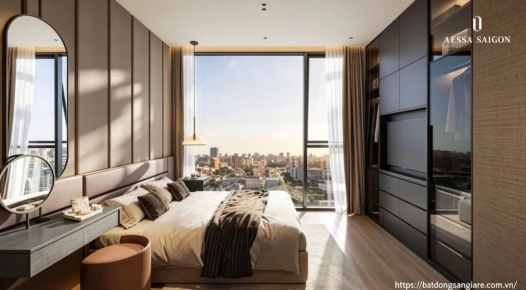 Nhà mẫu phòng ngủ Lusso Saigon