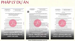 Hồ sơ pháp lý dự án Happy One Sora đầy đủ, rõ ràng, an toàn cho nhà đầu tư.