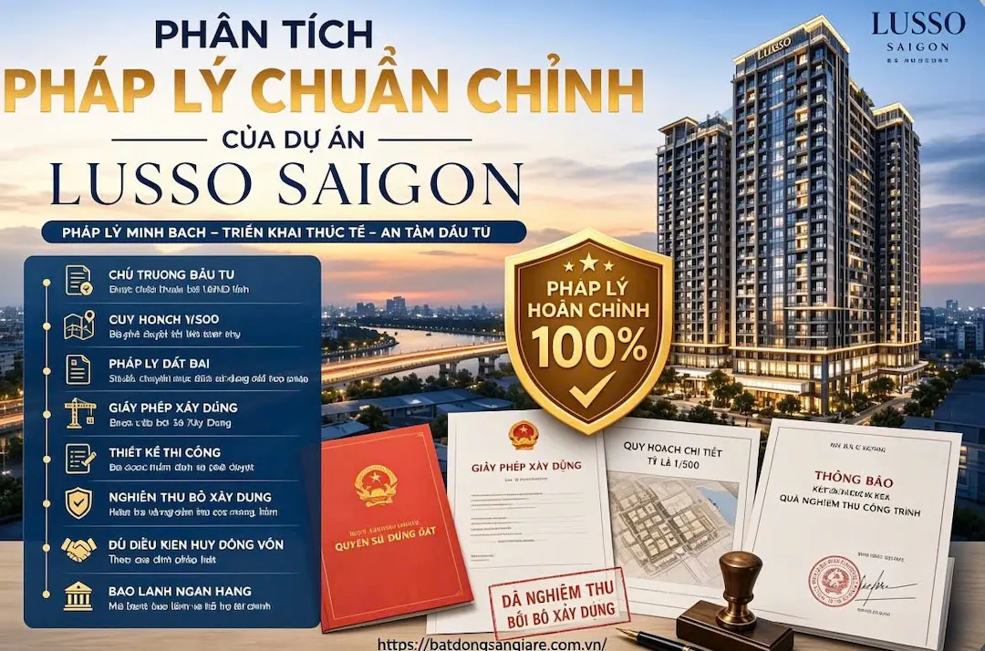 Pháp lý Lusso Saigon Thuận An