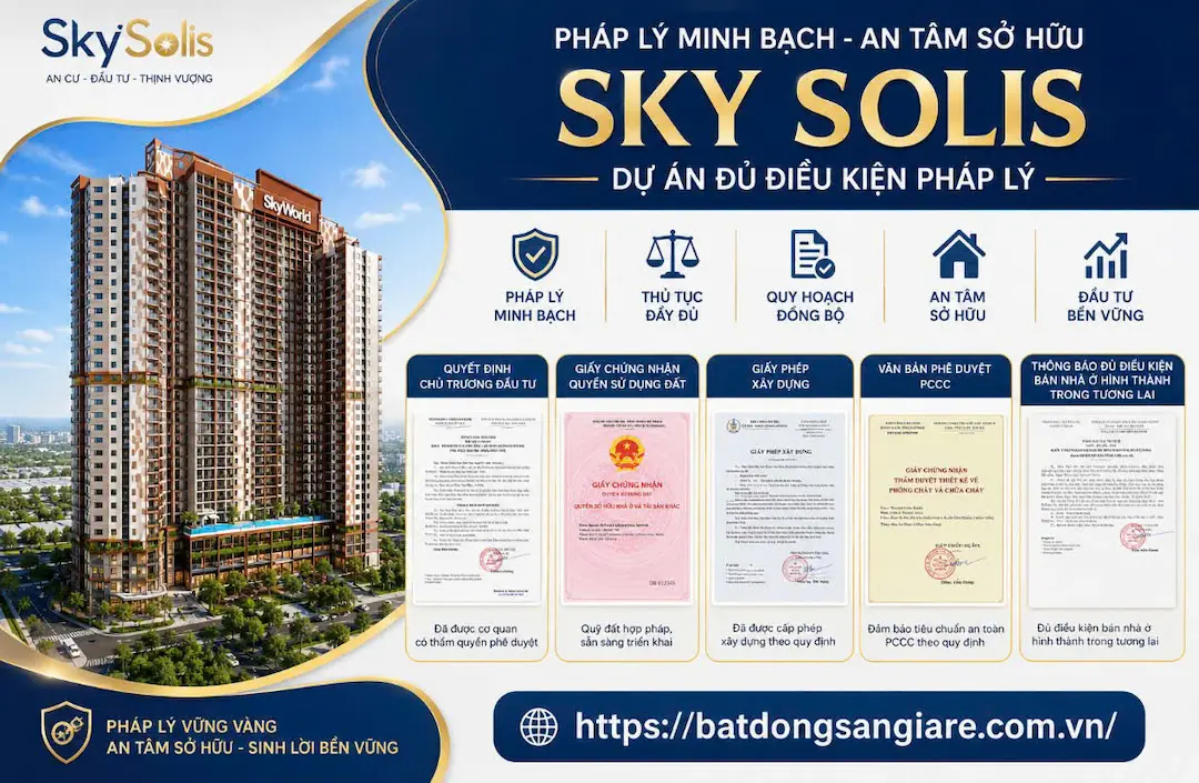 Pháp lý Sky Solis Thuận An