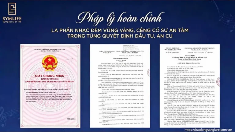 Pháp Lý Symlife Thuận An: Đọc Kỹ Trước Khi Xuống Tiền 2 Pháp lý dự án Symlife Thuận An Bình Dương, chủ đầu tư Nam Hiệp Thành Bình Dương, đã có giấy phép xây dựng, đảm bảo minh bạch.