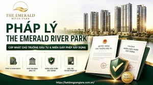 Hồ sơ pháp lý dự án The Emerald River Park Thuận An: giấy phép xây dựng, quy hoạch 1/500, sổ hồng sở hữu lâu dài.