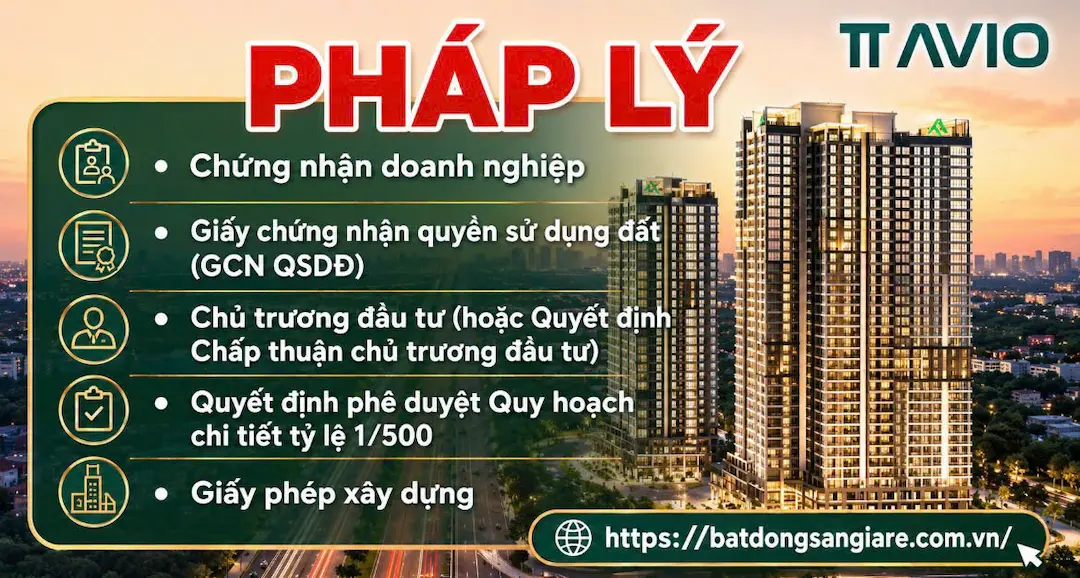 Các mốc thời gian hoàn thiện pháp lý dự án TT AVIO