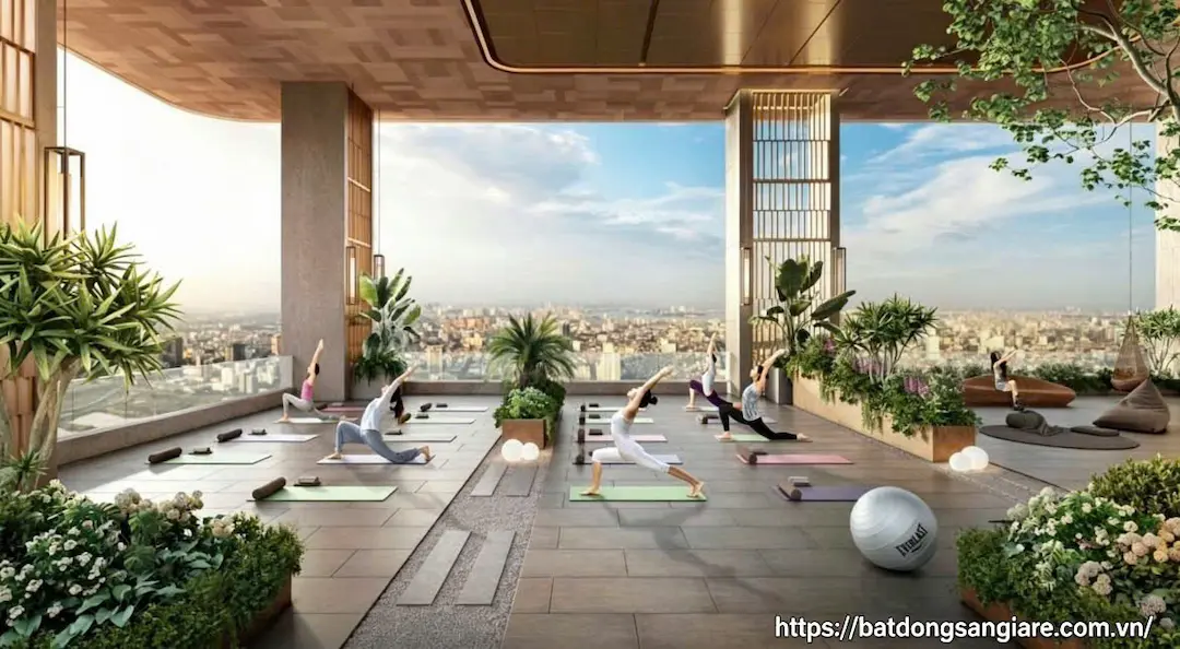 Phòng Gym A&T Sky Garden Thuận An