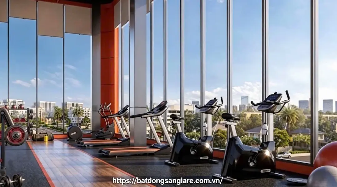 Phòng tập gym cao cấp tại dự án Green Skyline