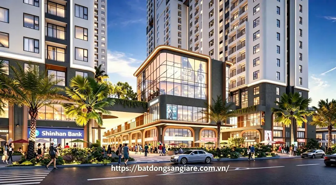 Shophouse chung cư Green Skyline