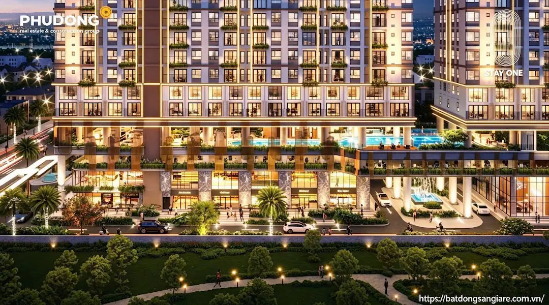 Shophouse thương mại Phú Đông SkyOne