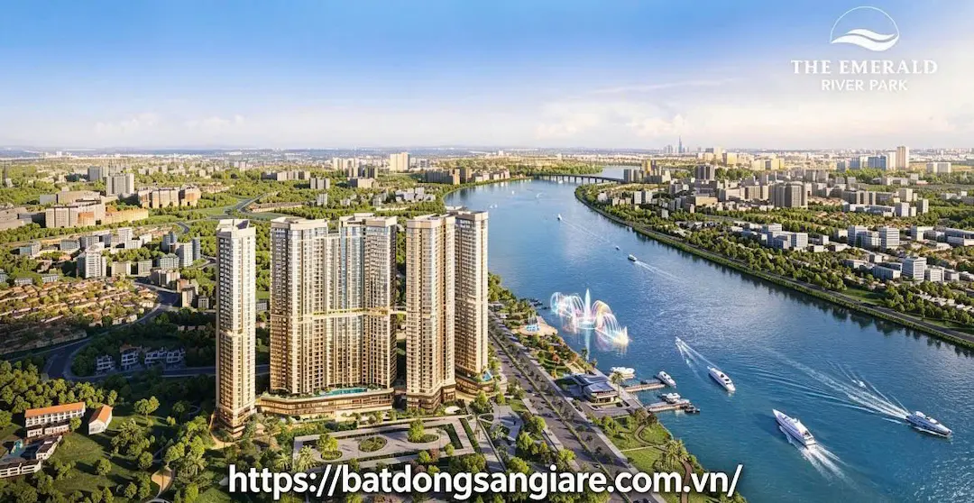 Tiến độ The Emerald River Park Thuận An