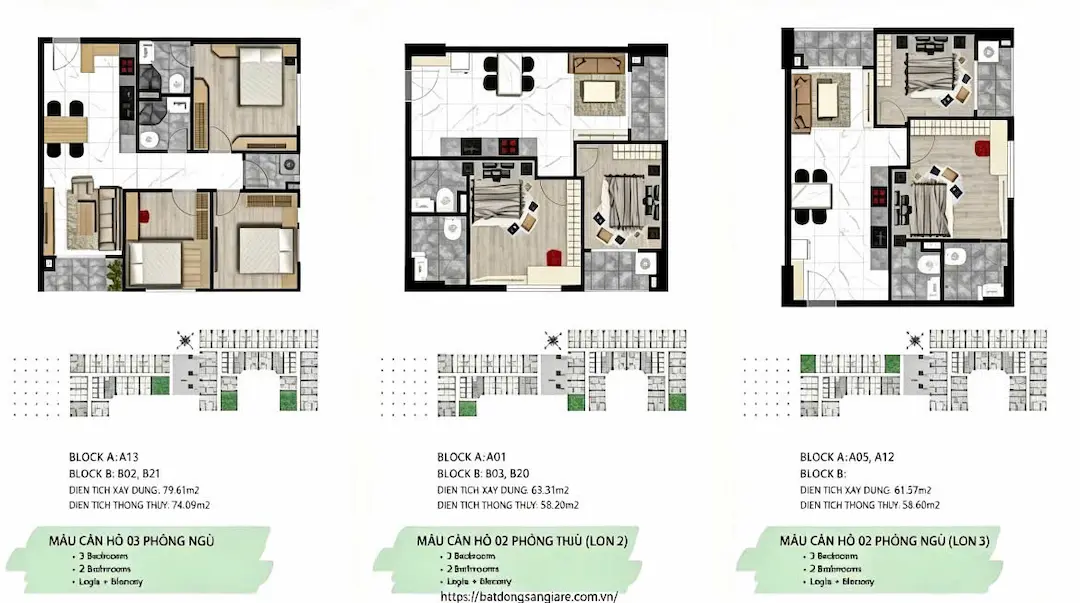 Thiết kế 3PN Stown Gateway Thuận An