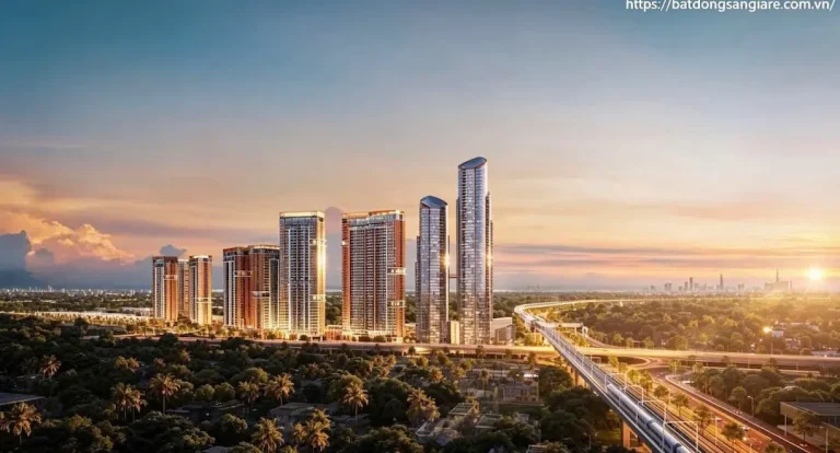 Tiến độ thi công căn hộ One Era Thuận An đang được đẩy nhanh, hình thành đại đô thị 49,5ha hiện đại.
