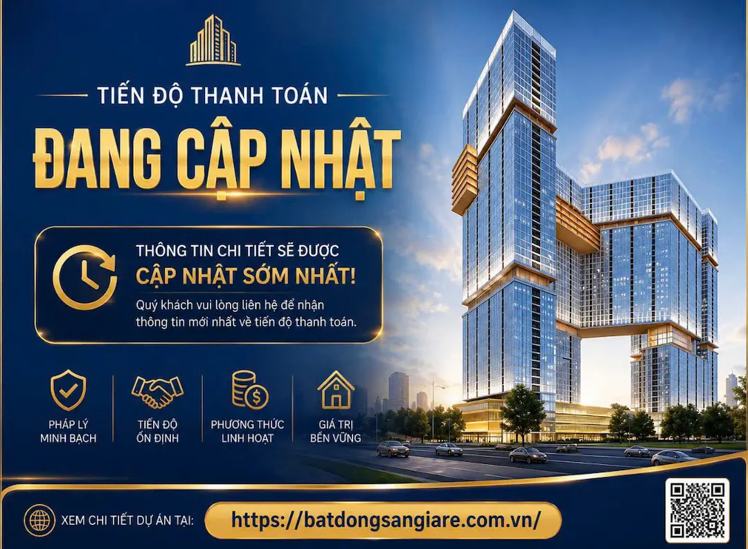 Tiến độ thanh toán Landmark Residential Thuận An