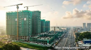 Tiến độ thi công công trường Lusso Saigon, 2 tháp 39 tầng đang được đẩy nhanh tiến độ.