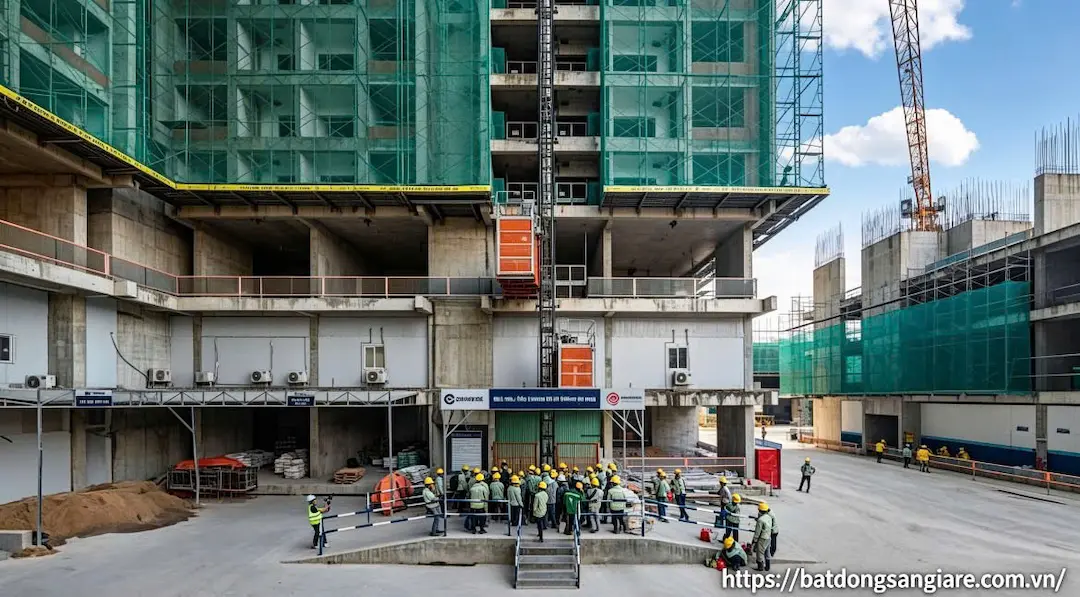 Tiến độ xây dựng Lusso Saigon Thuận An