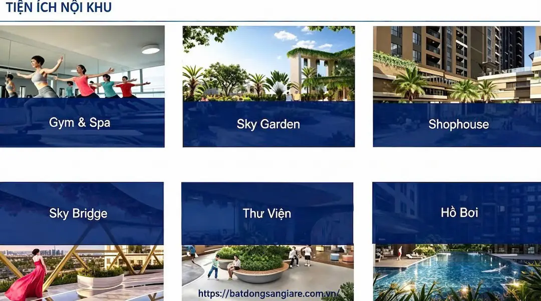 Tiện ích A&T Sky Garden Thuận An