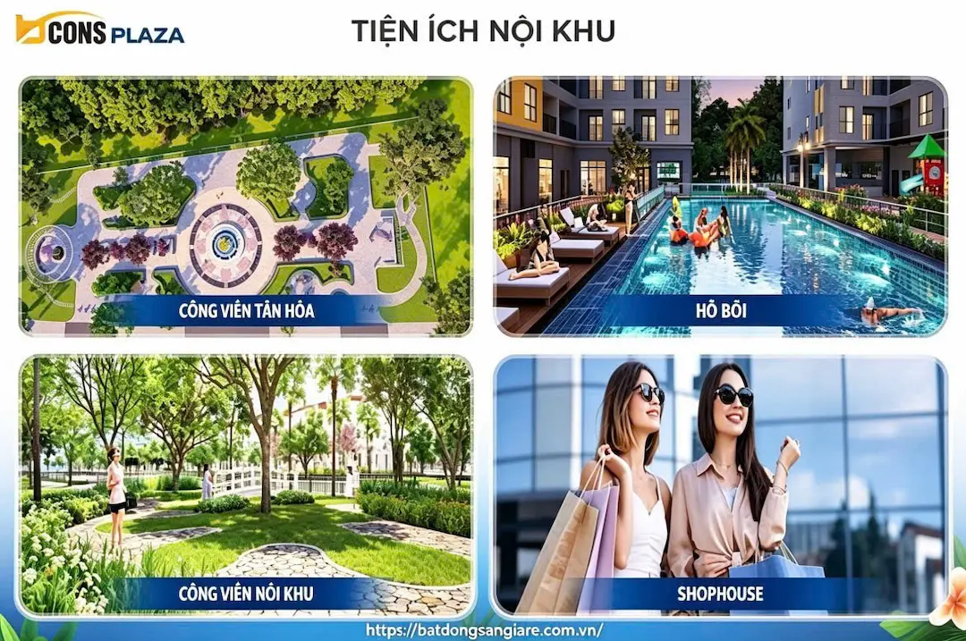 Tiện ích chung cư Bcons Plaza Dĩ An