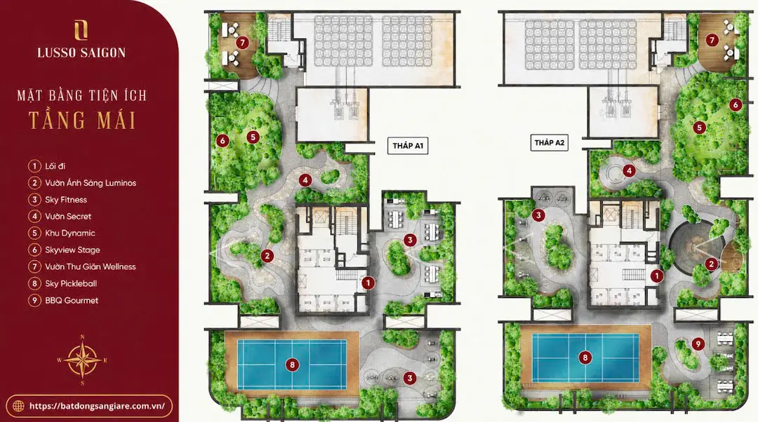 Tiện ích dự án Lusso Saigon