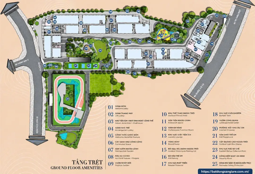 Tiện ích nội khu dự án