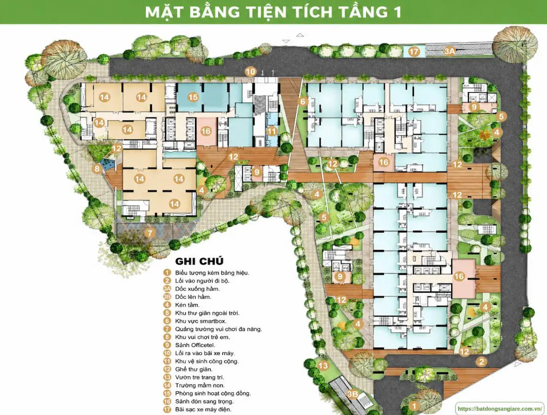 Tiện Ích Tầng 1 Picity Sky Park