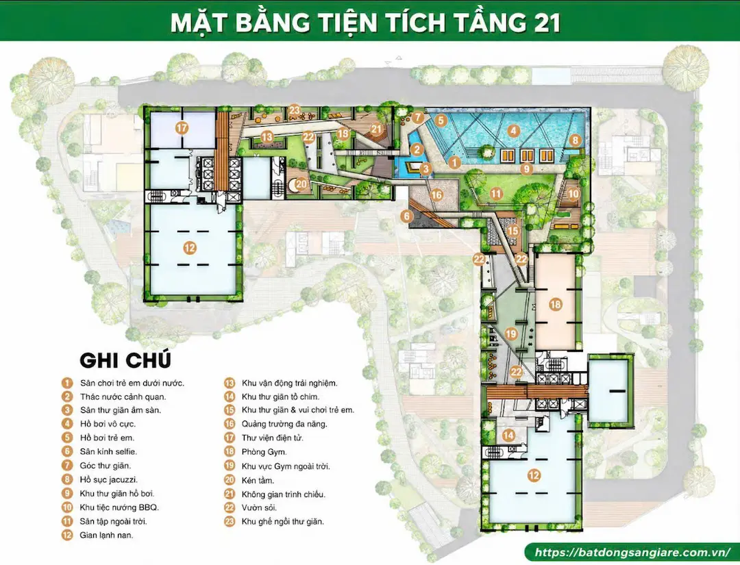 Tiện Ích Tầng 21 Picity Sky Park