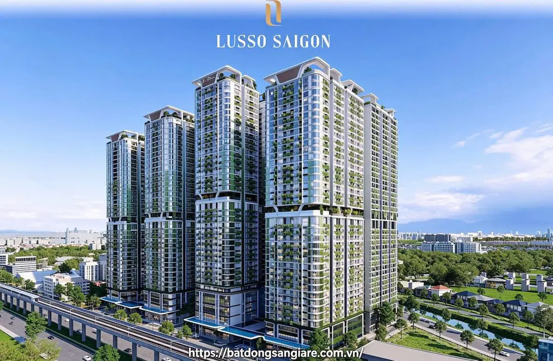 Vị trí chung cư Lusso Saigon Thuận An