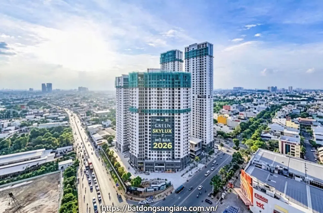 Phối cảnh vị trí ba mặt tiền của dự án Green Skyline