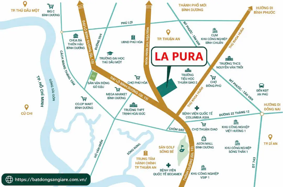 Vị trí dự án La Pura