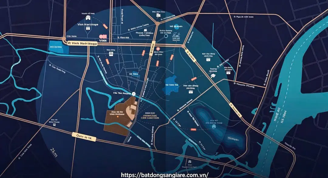 Vị trí dự án Landmark Residential