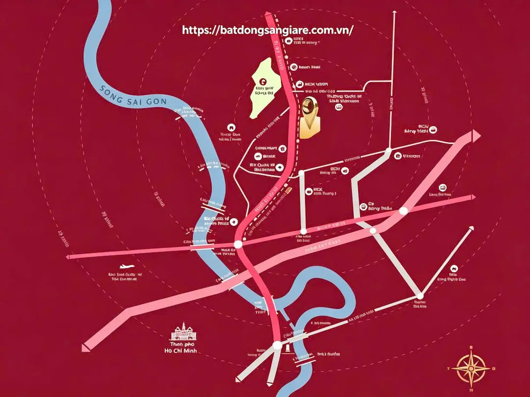 Vị trí dự án Lusso Saigon