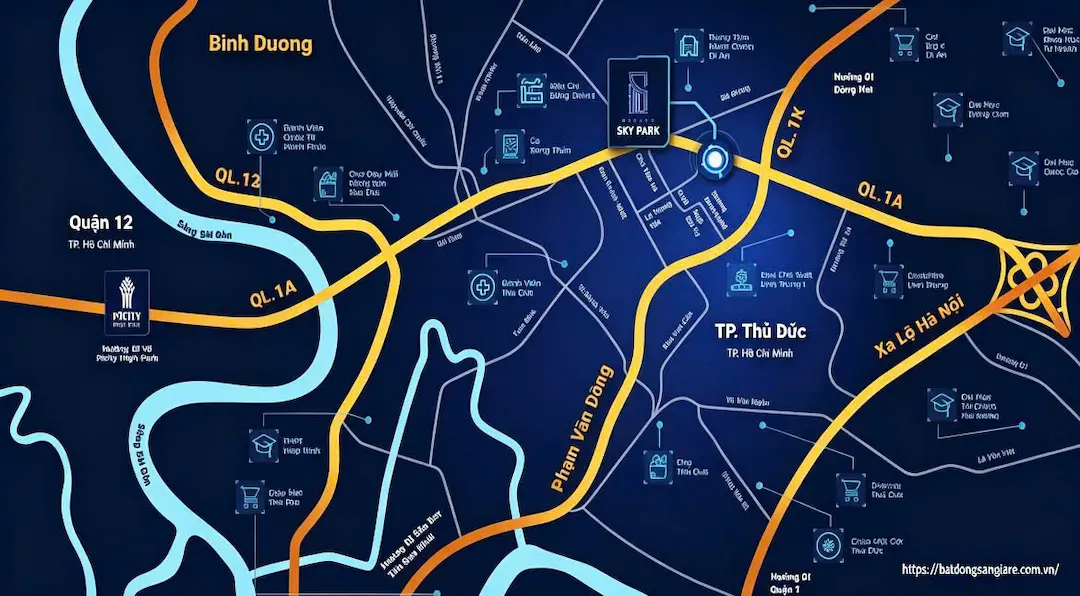 Vị Trí Picity Sky Park