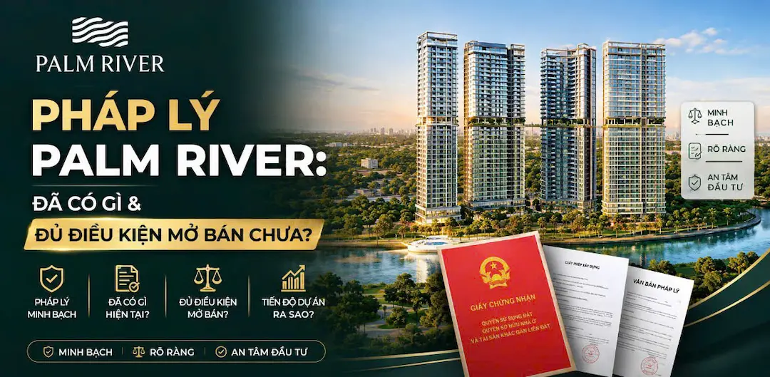 Chủ đầu tư cam kết pháp lý dự án Palm River Nam Rạch Chiếc