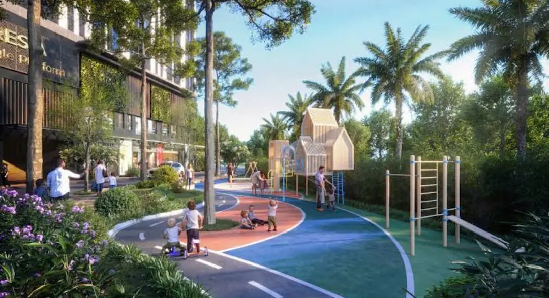 Công viên trẻ em căn hộ Fresia Riverside Biên Hòa