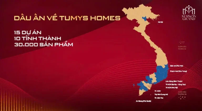Chủ Đầu Tư Maison Grand Phú Mỹ: Kinh Nghiệm Hay Tay Ngang? 1 Dấu ấn chủ đầu tư Tumys Homes tại dự án Maison Grand Phú Mỹ