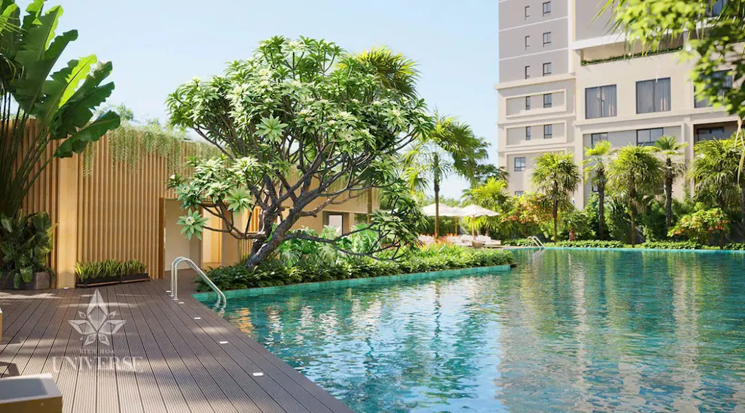 Hồ bơi căn hộ Khu phức hợp vũ trụ Biên Hòa