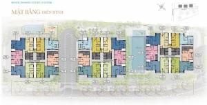 Mặt bằng Block Passion Lucky Clever Universe Complex Biên Hòa