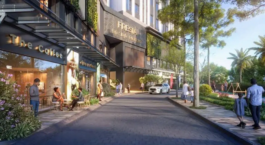Phố bộ thương mại Fresia Riverside Biên Hòa