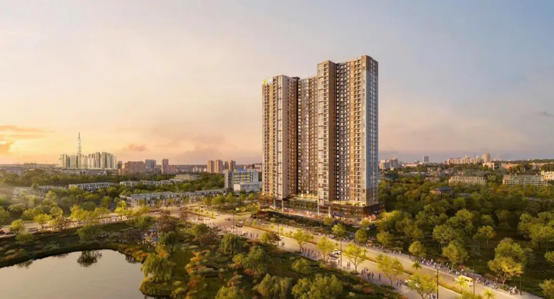 Phối cảnh căn hộ Bcons Aria Bình Dương hiện đại