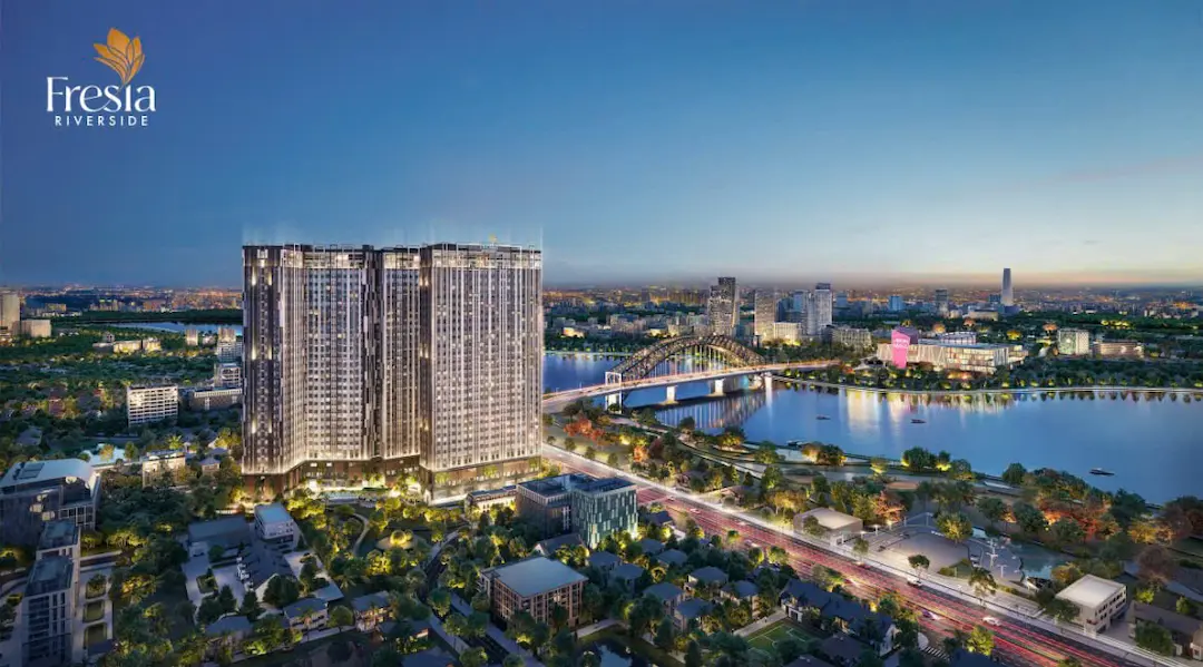 Căn Hộ Fresia Riverside: Đã Cất Nóc, Giá Mới Nhất 1 Phối cảnh dự án căn hộ Fresia Riverside Biên Hòa