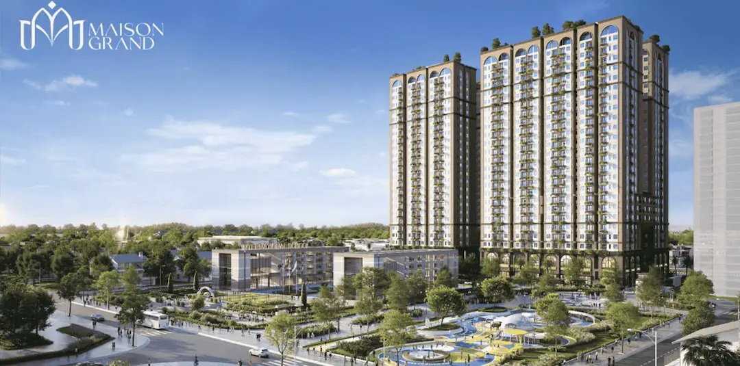 Phối cảnh dự án căn hộ Maison Grand Phú Mỹ