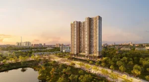Phối cảnh tổng thể dự án căn hộ Bcons Aria Đông Hòa Dĩ An