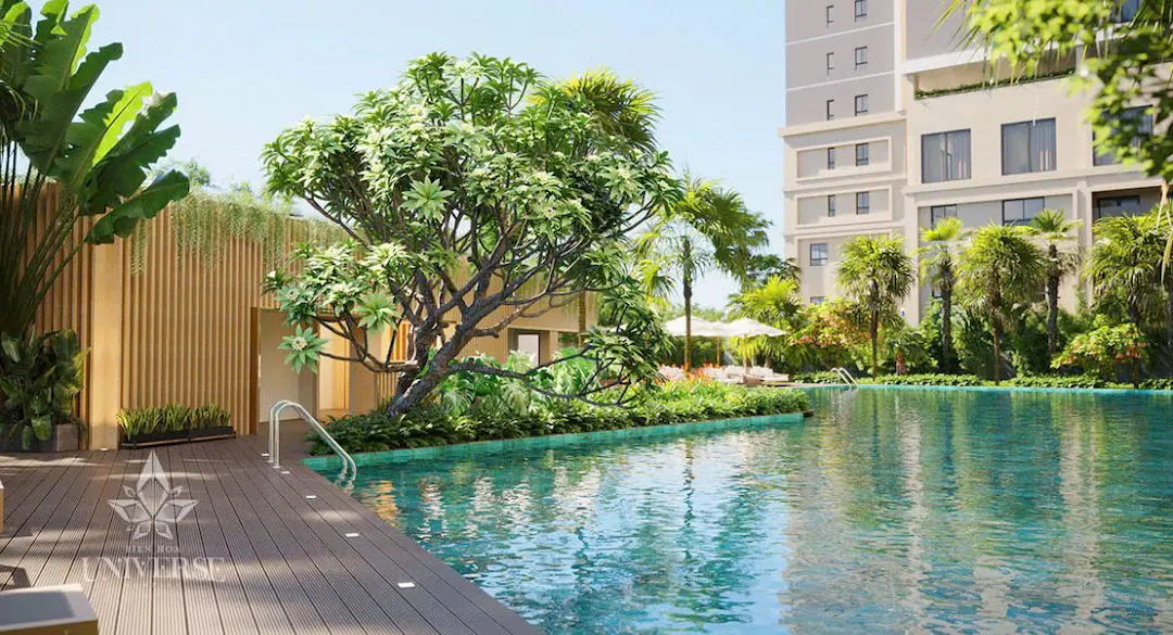 Tiện ích hồ bơi nội khu Khu phức hợp Biên Hòa Universe Complex Đồng Nai
