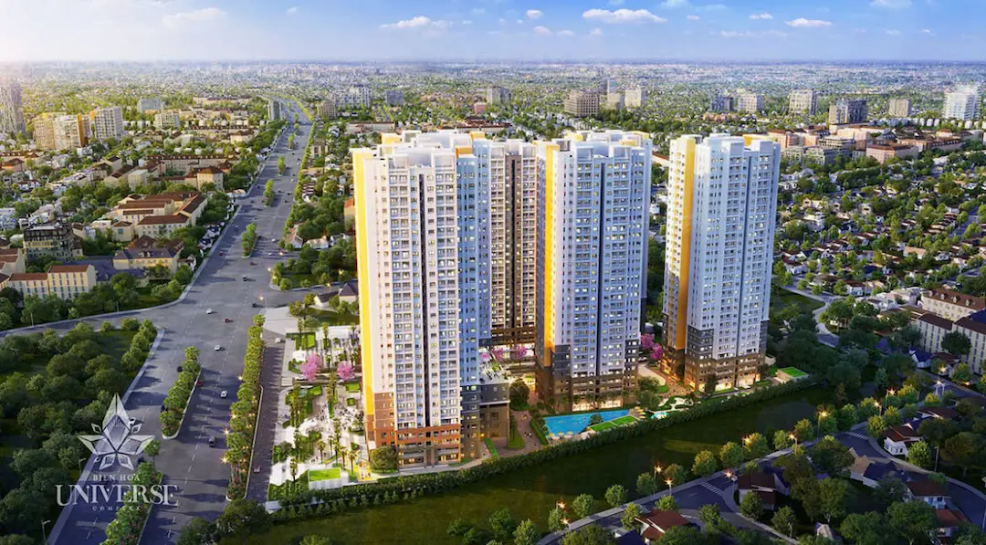 Tổng thể phối cảnh dự án Khu phức hợp vũ trụ Biên Hòa Đồng Nai