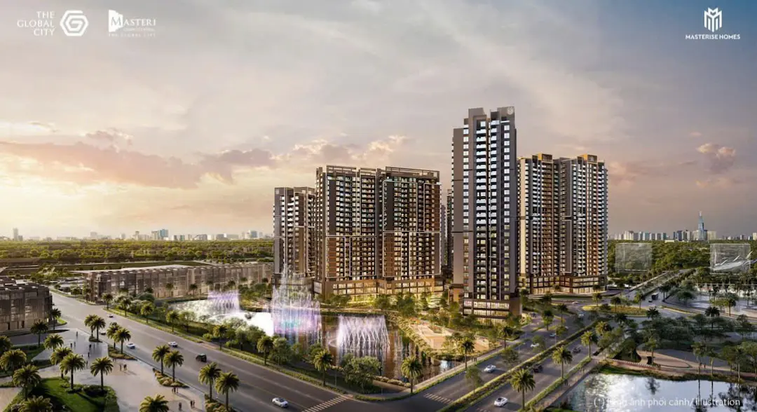 Vị trí Masteri Cosmo Central tại The Global City